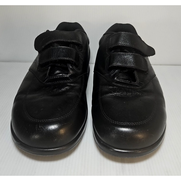 SAS BLACK LEATHER 2STRAP TRIPAD COMFORT LADIES 10 W SHOES - Picture 2 of 7